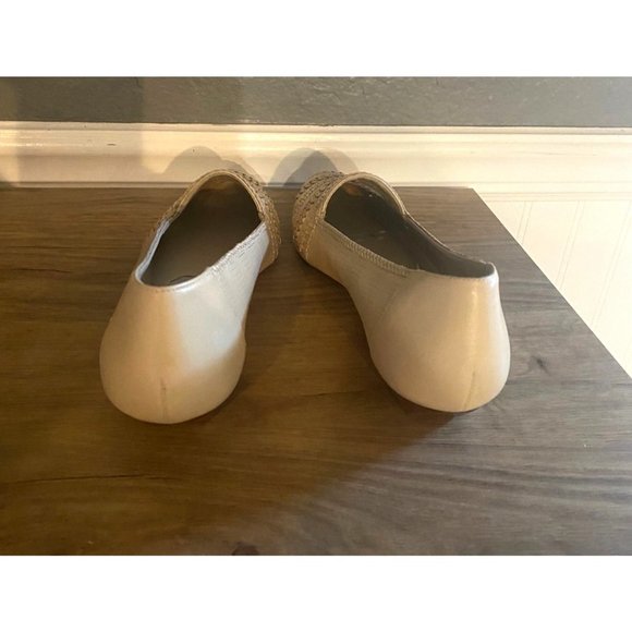 Vintage Fanfares Women's Shoes Flats Light Beige Size 9 1/2 AA - Picture 4 of 8